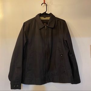 Comfy Dri Duck jacket that is navy colored.